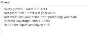 Screening good companies with debt